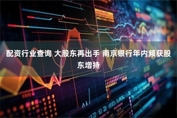 配资行业查询 大股东再出手 南京银行年内频获股东增持